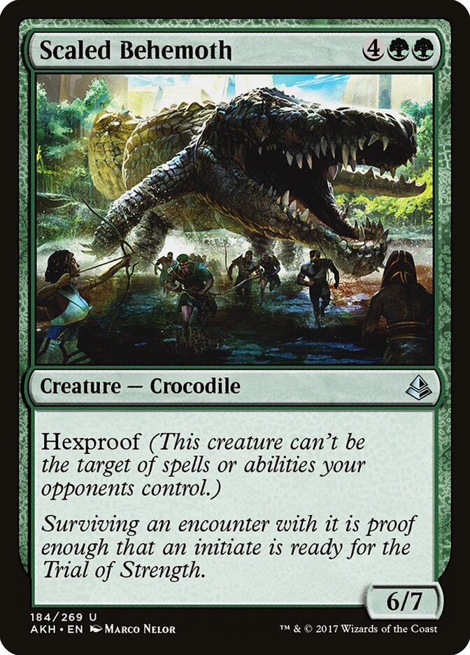 Scaled Behemoth card front
