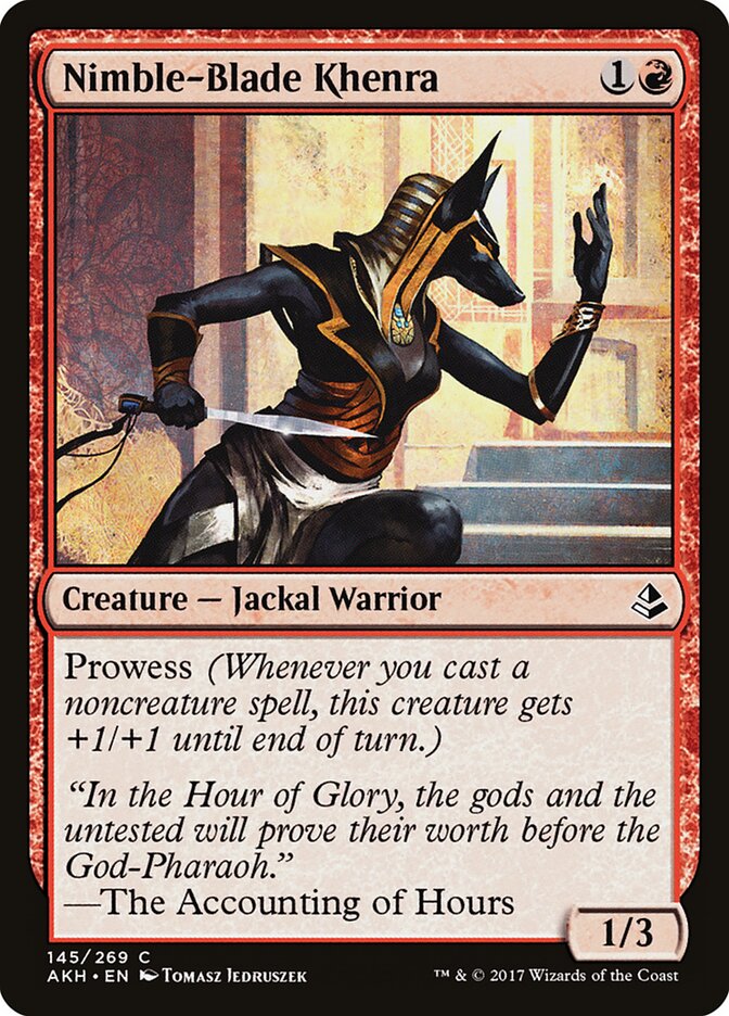 Nimble-Blade Khenra card front