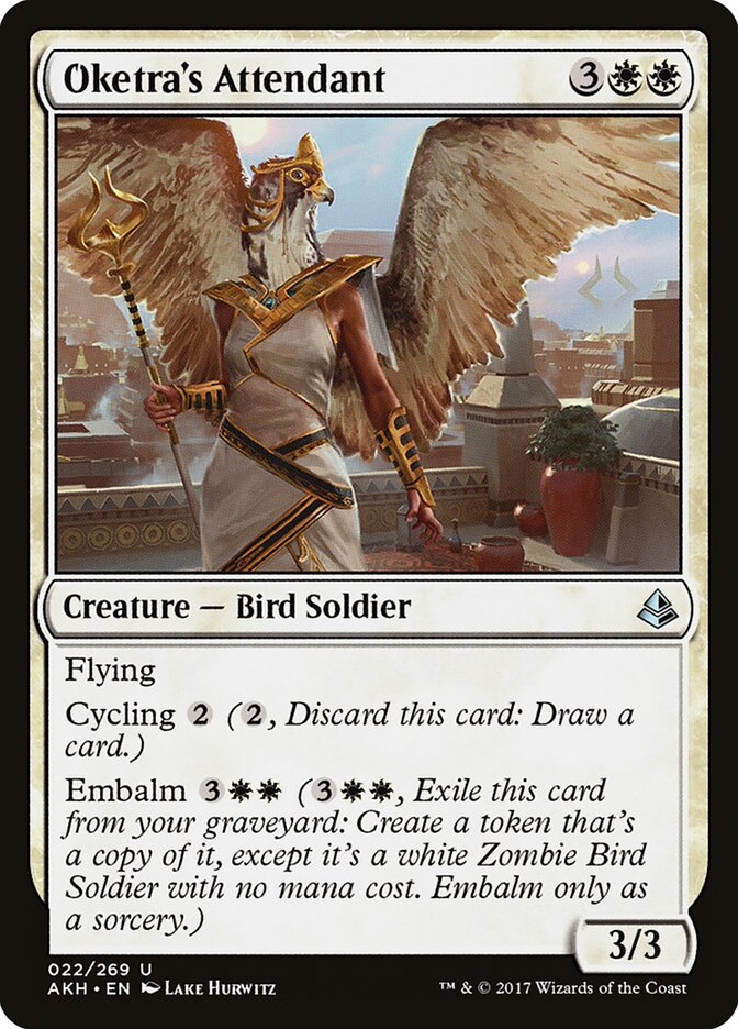 Oketra's Attendant card front