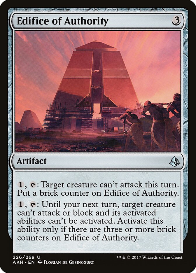 Edifice of Authority card front