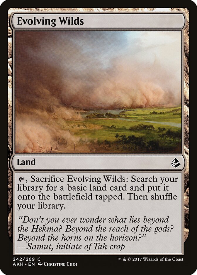 Evolving Wilds card front