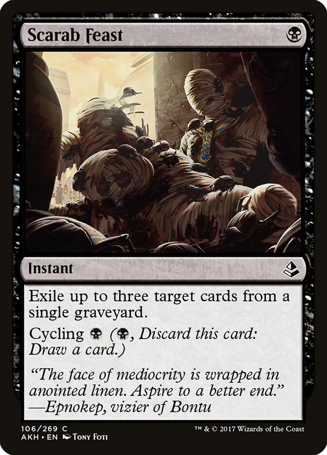 Scarab Feast card front