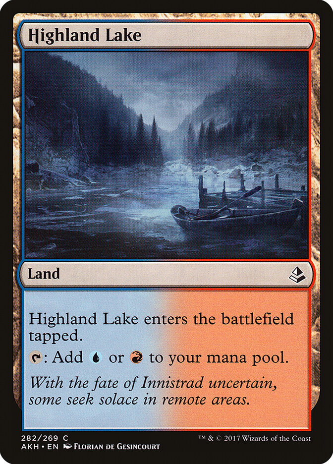 Highland Lake card front