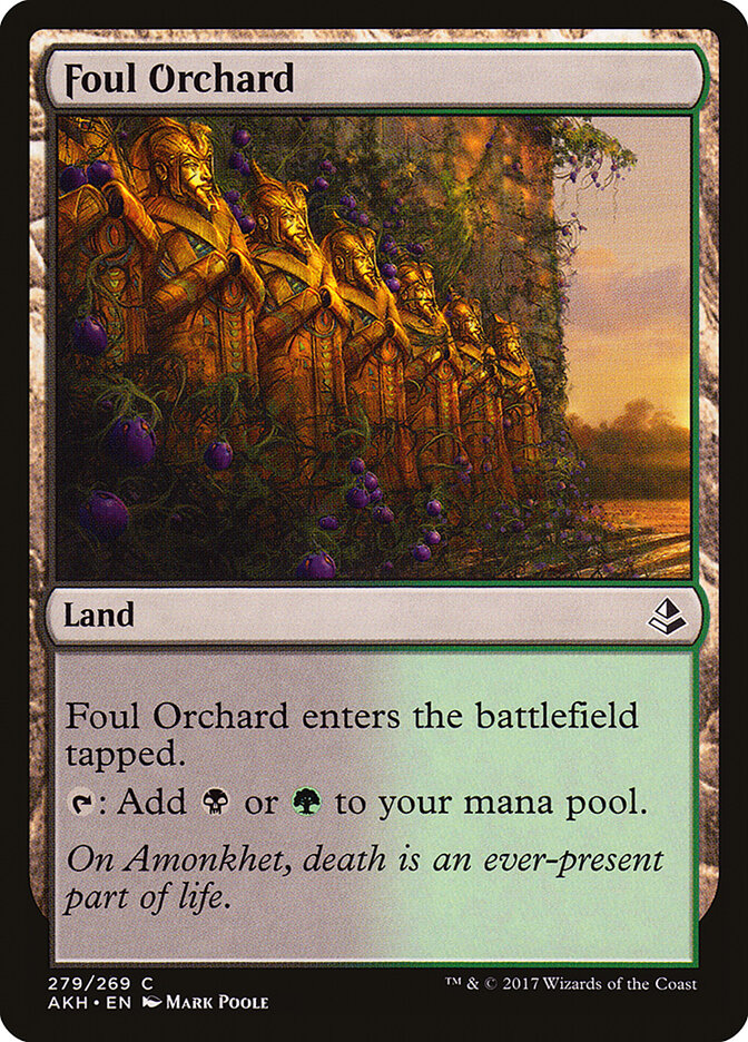 Foul Orchard card front