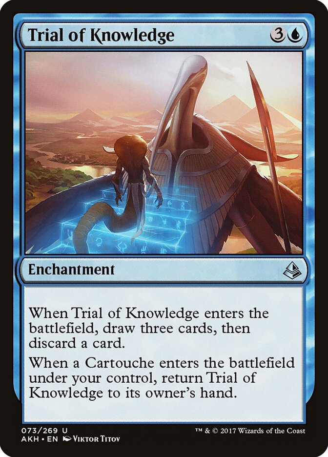 Trial of Knowledge card front