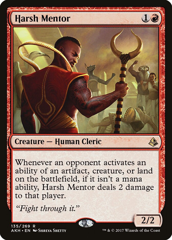 Harsh Mentor card front