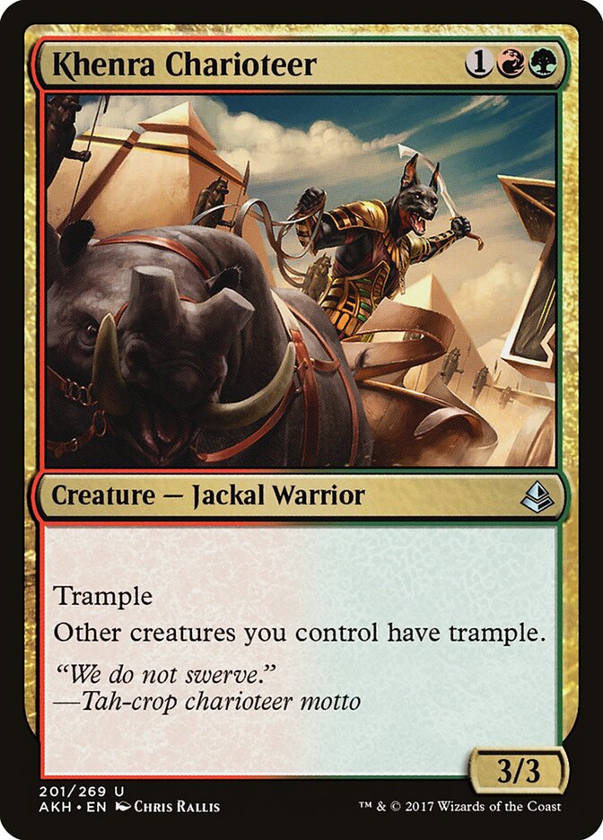 Khenra Charioteer card front