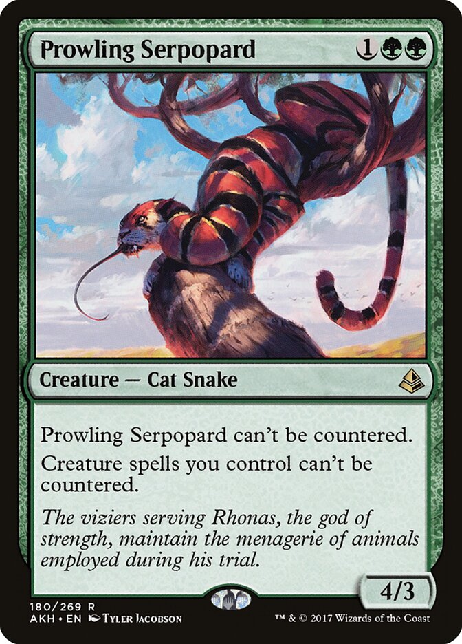 Prowling Serpopard card front