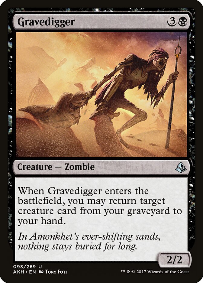 Gravedigger card front