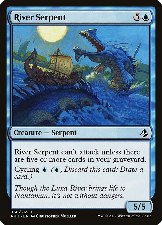 River Serpent card front