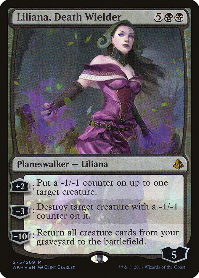 Liliana, Death Wielder card front