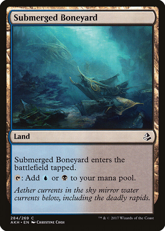 Submerged Boneyard card front