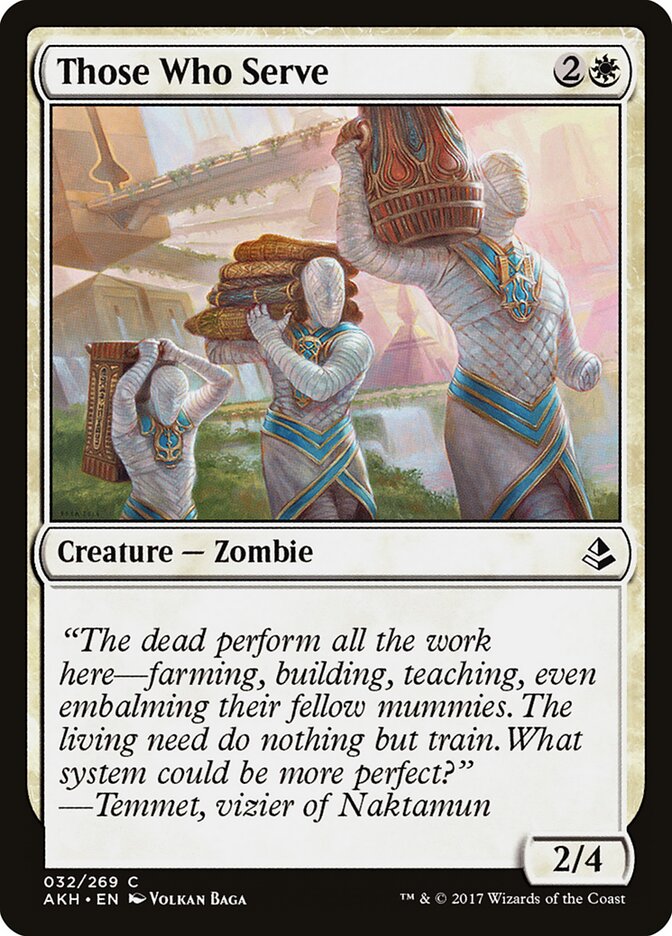 Those Who Serve card front