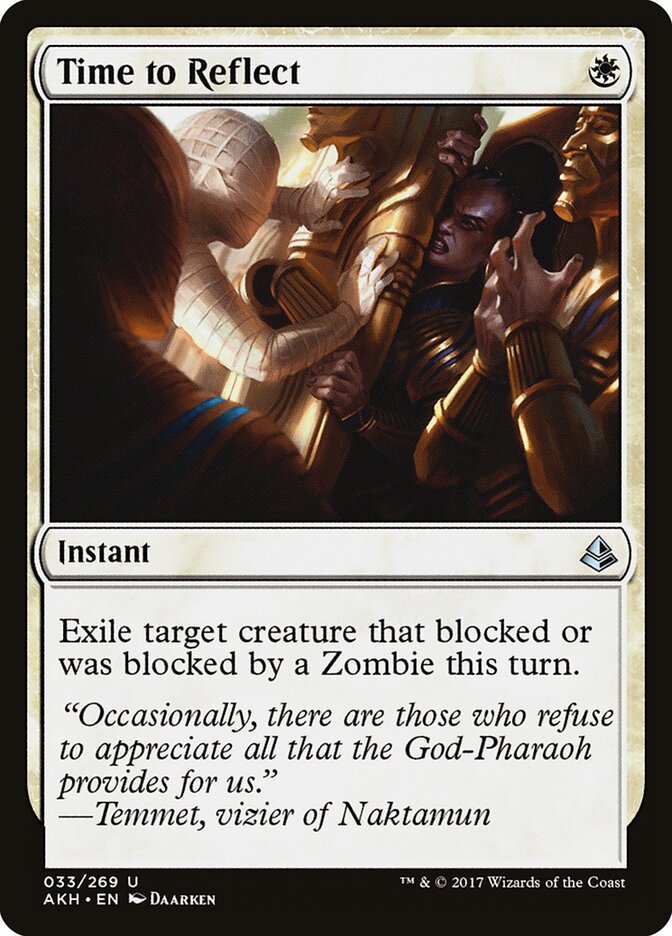 Time to Reflect card front