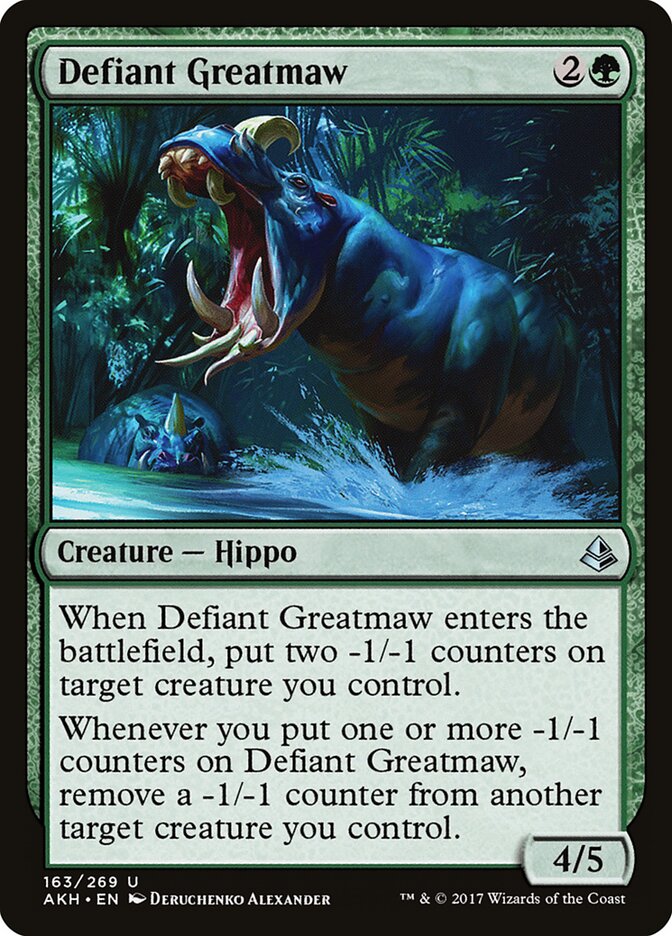Defiant Greatmaw card front