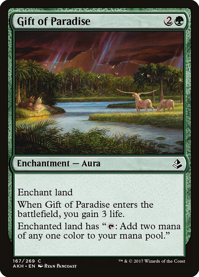 Gift of Paradise card front