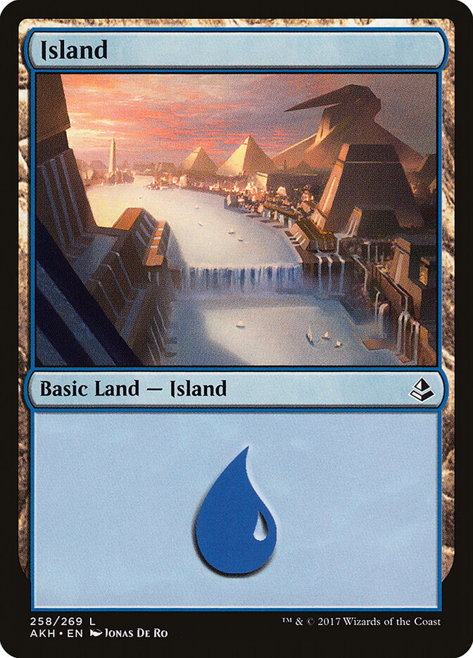 Island card front