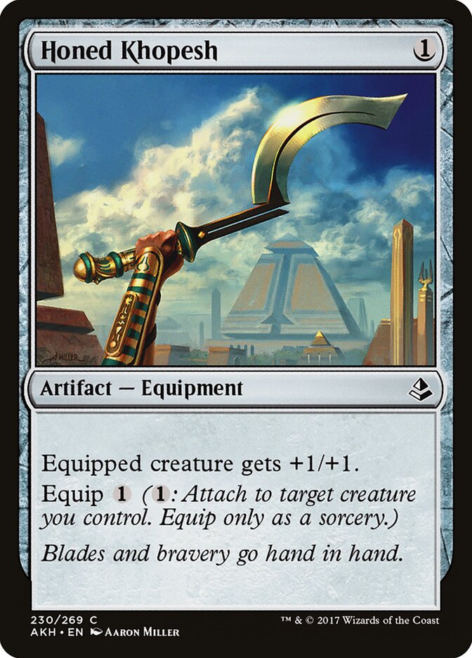 Honed Khopesh card front