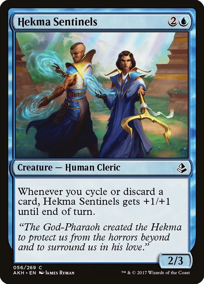Hekma Sentinels card front