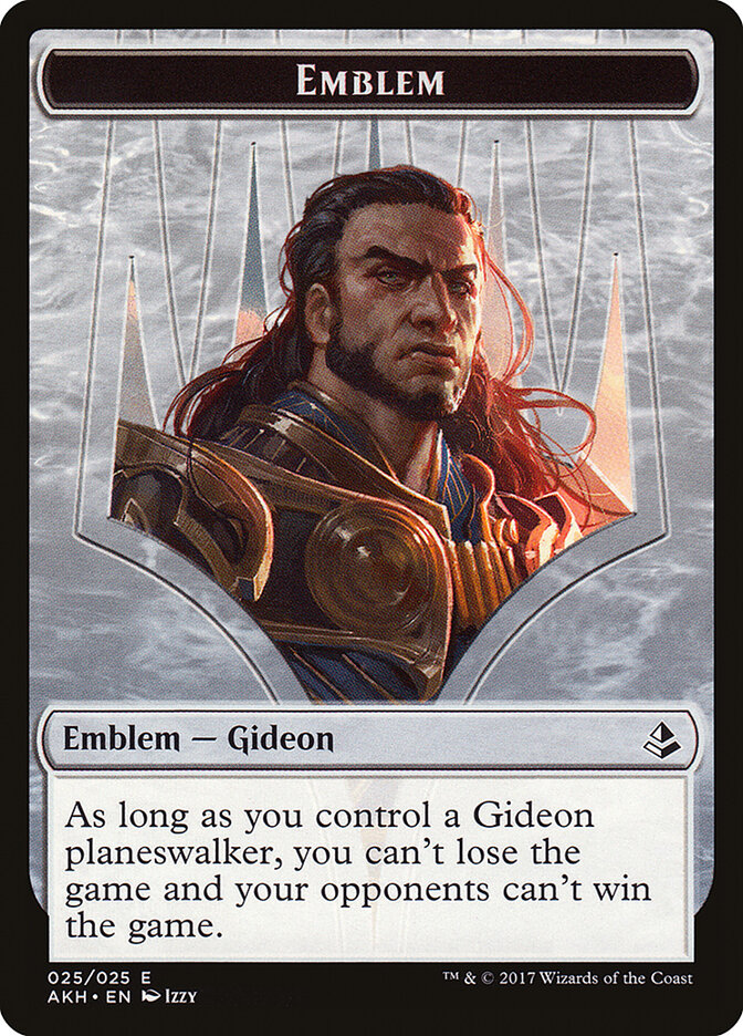 Gideon of the Trials Emblem card front