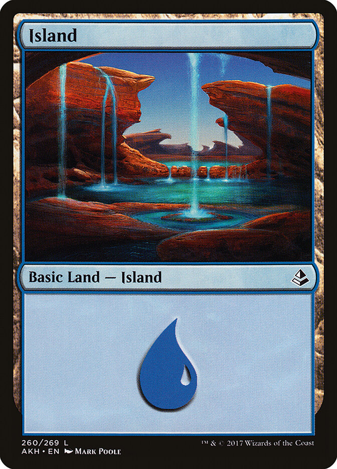 Island card front