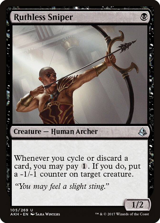 Ruthless Sniper card front