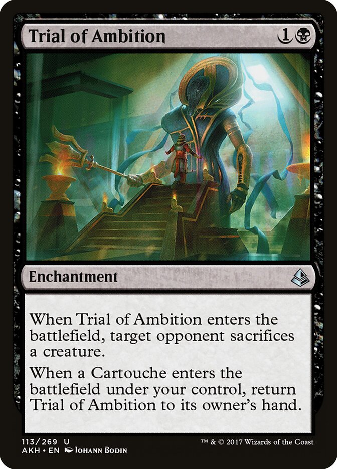 Trial of Ambition card front