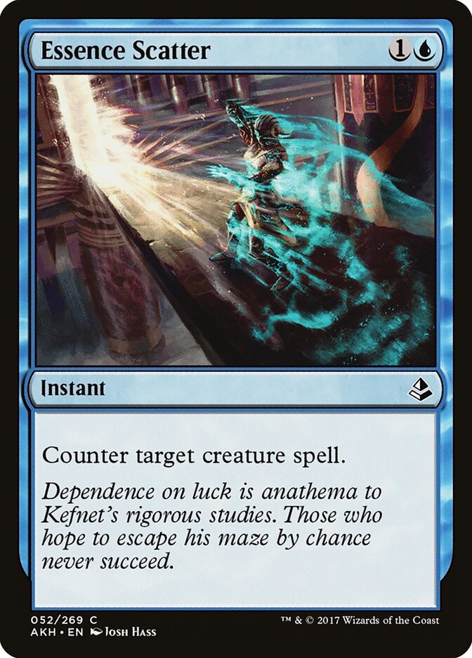 Essence Scatter card front