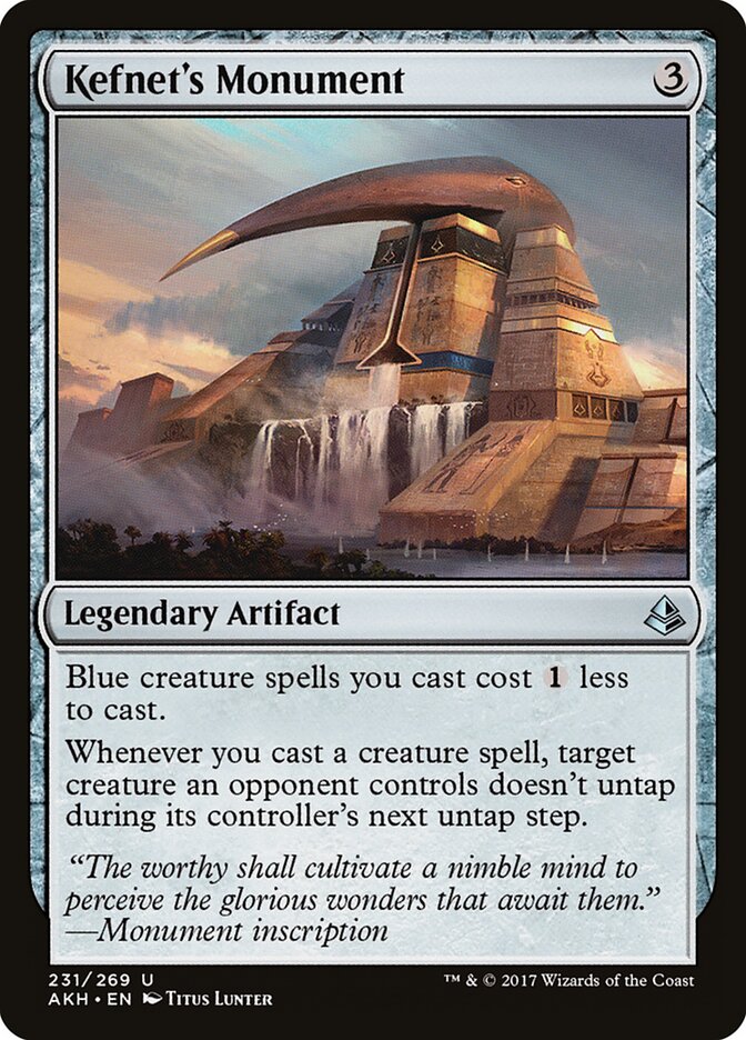 Kefnet's Monument card front