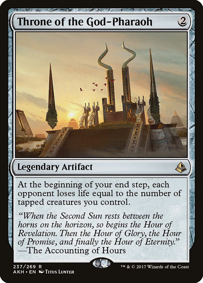 Throne of the God-Pharaoh card front