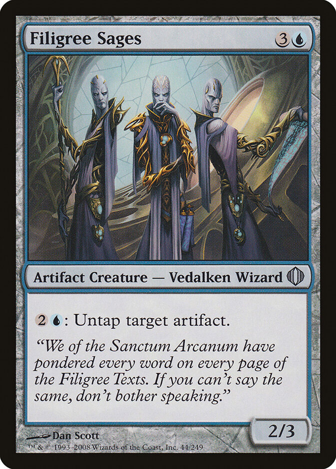 Filigree Sages card front