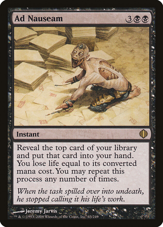 Ad Nauseam card front