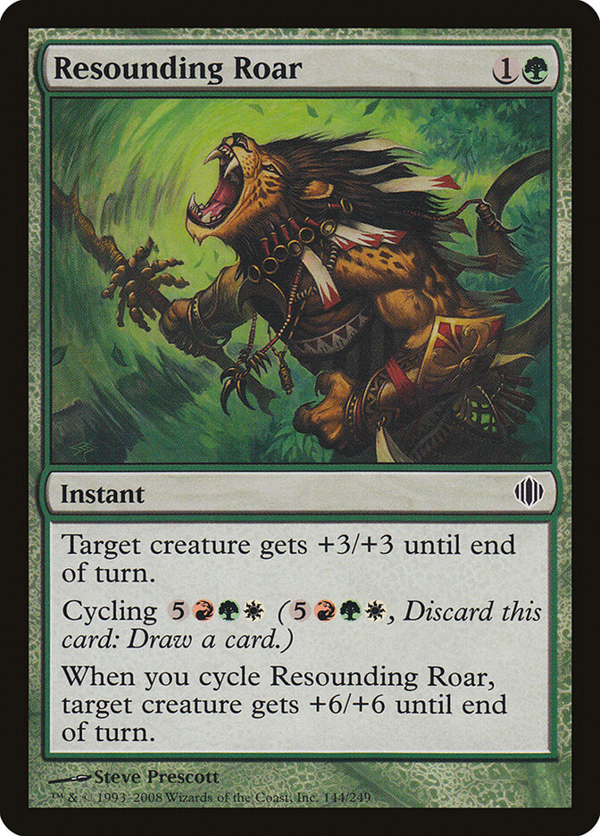 Resounding Roar card front