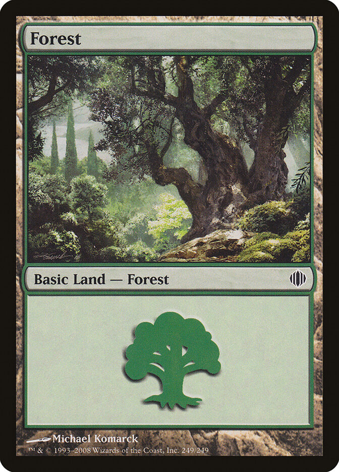 Forest card front