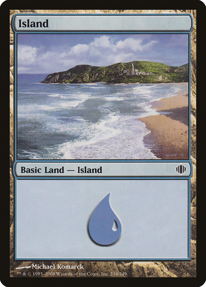 Island card front
