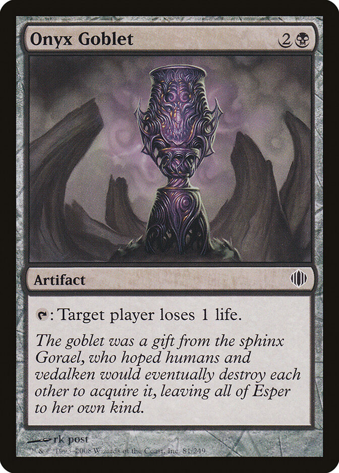 Onyx Goblet card front