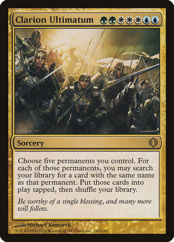 Clarion Ultimatum card front