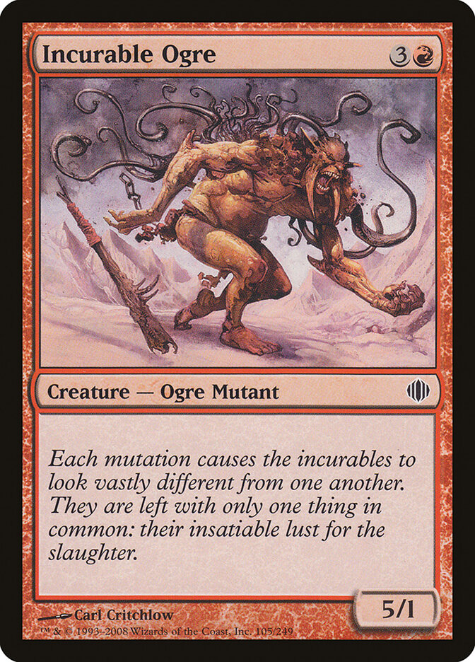 Incurable Ogre card front