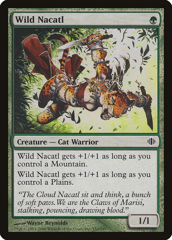 Wild Nacatl card front