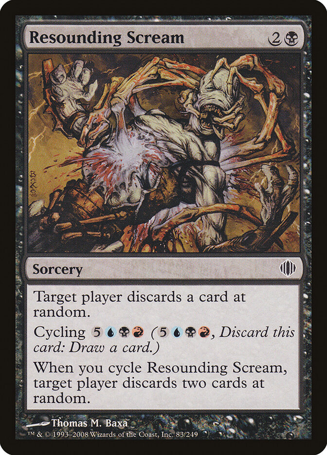 Resounding Scream card front
