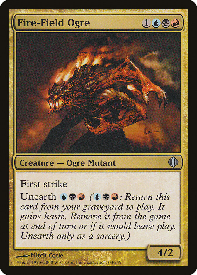 Fire-Field Ogre card front