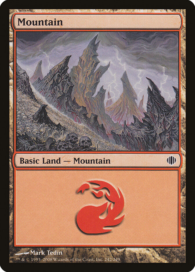 Mountain card front