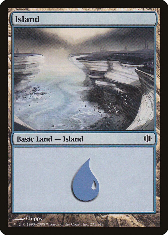 Island card front