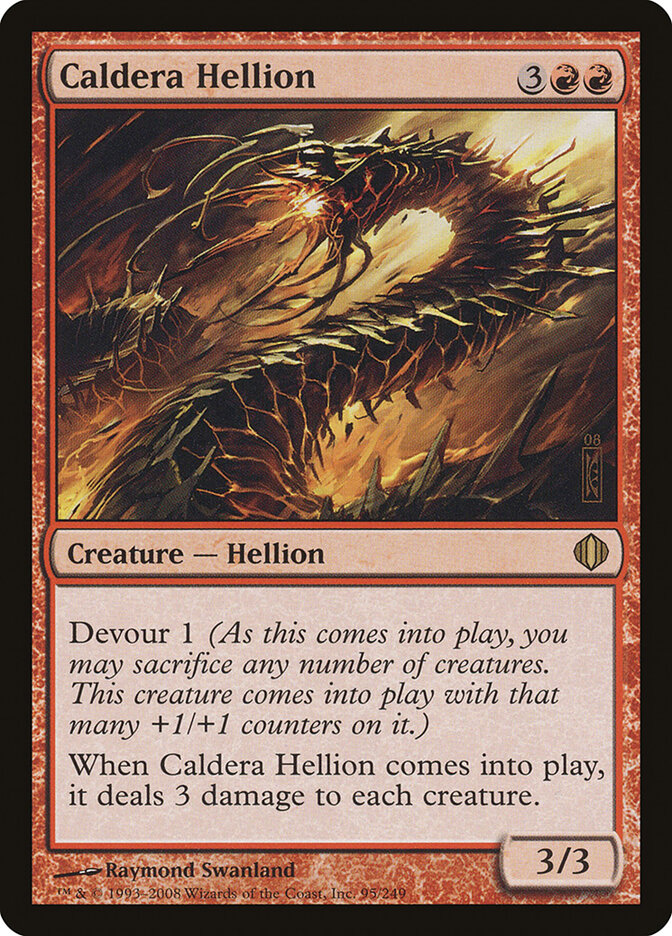Caldera Hellion card front