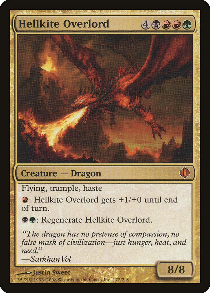 Hellkite Overlord card front