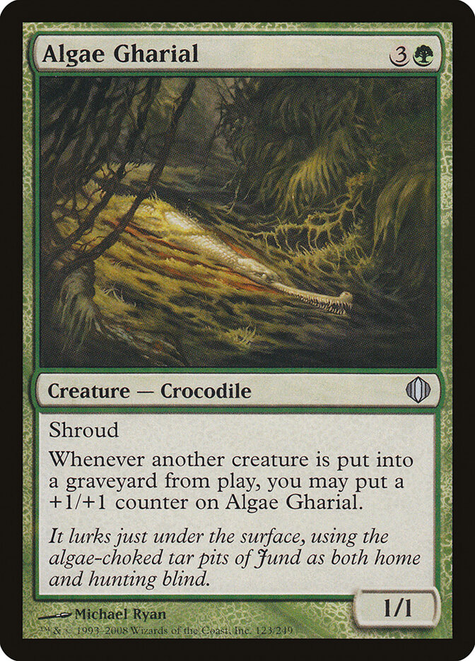 Algae Gharial card front
