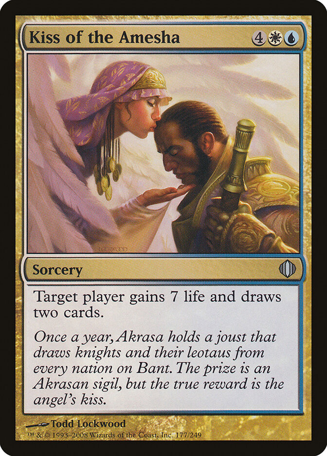 Kiss of the Amesha card front