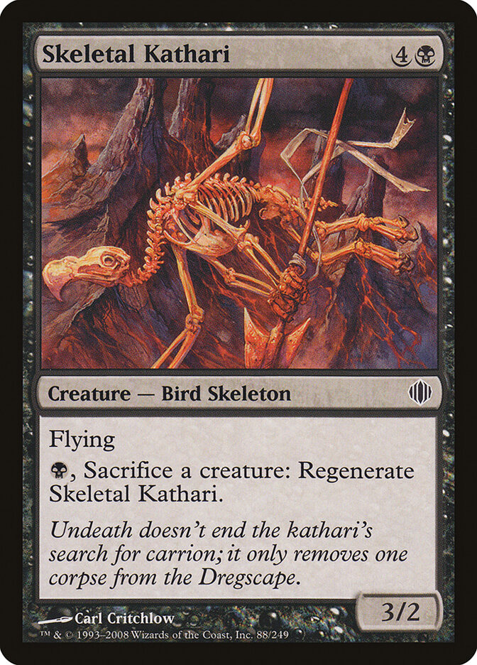 Skeletal Kathari card front