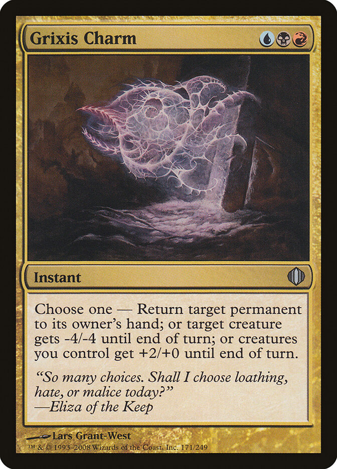 Grixis Charm card front