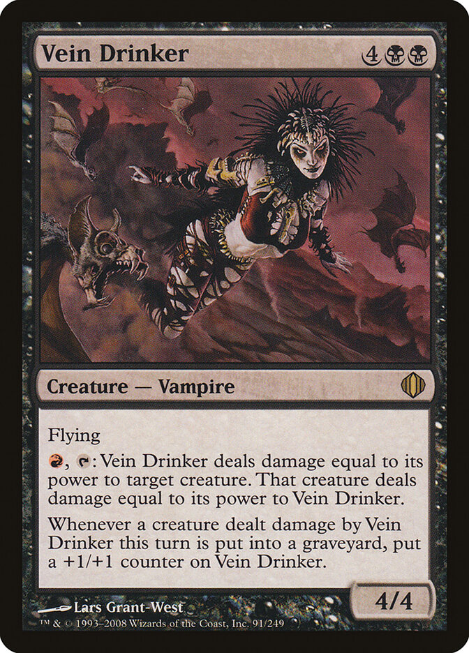Vein Drinker card front
